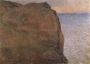 Claude Monet, The Cliff Le Petit Ailly,Varengeville
